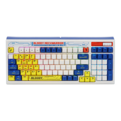 Клавиатура A4Tech Bloody B950, USB for gamer LED Механическая (B950) Синий/белый