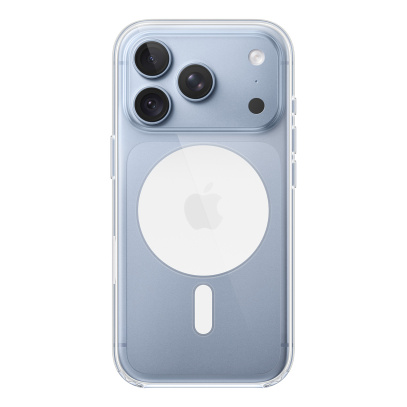 Чехол для iPhone 18 Pro с MagSafe Clear Case Голубой