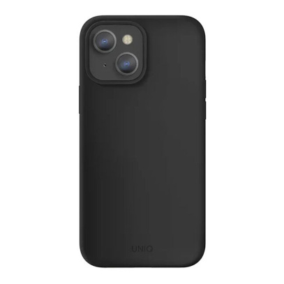Чехол для iPhone 13 UNIQ Lino (IP6.1HYB(2021)-LINOBLK) Черный