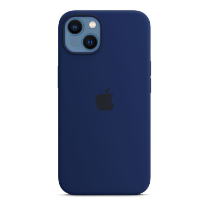 Чехол Silicone Case MagSafe для Apple iPhone 13 Темно-синий