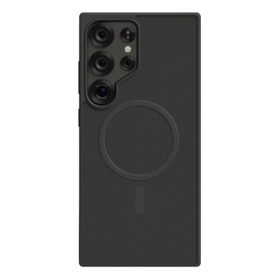 Чехол для Samsung S25Ultra AceCase Soft Rim Black, чёрный