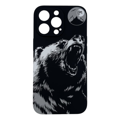 Чехол для iPhone 13 Pro LUXO Super slim creative TPU с рисунком Медведь