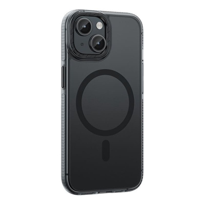 Чехол hoco. DROP PROOF Magnetic Smartphone Case для Apple iPhone 15 Прозрачный черный