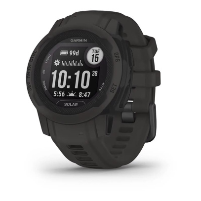 Часы Garmin INSTINCT 2S solar Graphite, черный