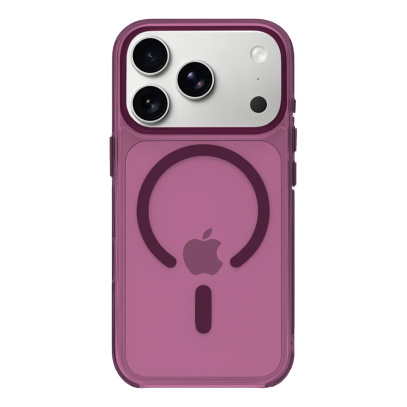 Чехол для iPhone 18 Pro/17 Pro с MagSafe Clear Case Бургунди