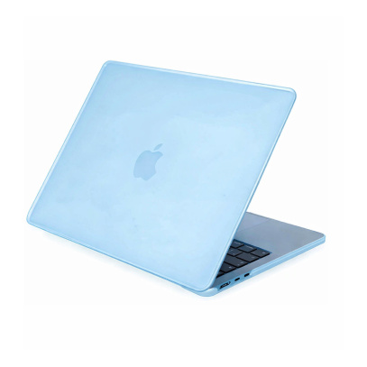 Чехол для MacBook Air 13.6" M2 2022 Gurdini Ultra Slim CaseTransparent Sand Sky Blue, голубой