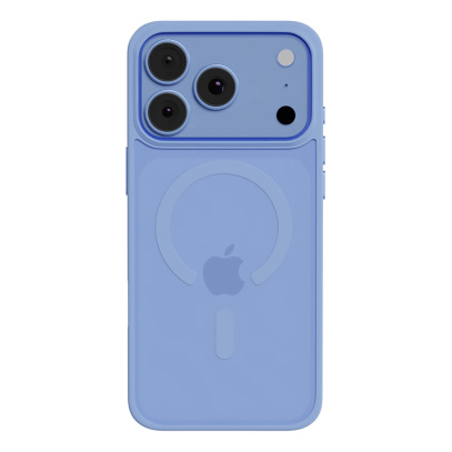 Чехол для iPhone 18 Pro Max AceCase Soft Rim Голубой