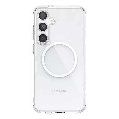 Чехол для Samsung S25 Plus с MagSafe Clear Case, Прозрачный