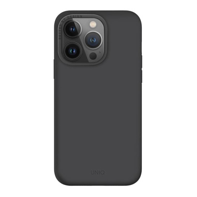 Чехол для iPhone 14 Pro Max с Magsafe UNIQ Lino Hue (IP6.7PM(2022)-LINOHMGRY) Серый