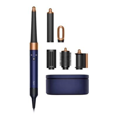 Стайлер Dyson Airwrap Long HS08 (CN/HK) Straight+Wavy в цвете Blue/Copper, синий/медь