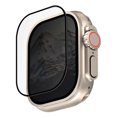 Защитное стекло для Apple Watch Ultra 49 мм UNIQ OPTIX Vivid + installer (49MM-VIVIDCLEAR) Глянцевое