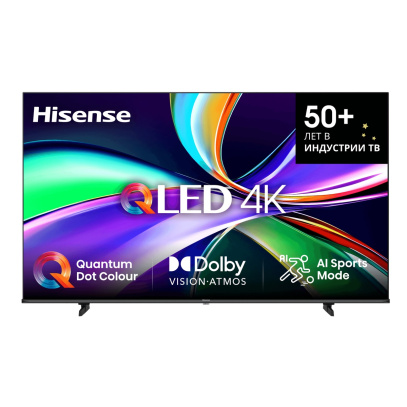 Телевизор Hisense 43" Ultra HD, 60Гц, QLED & DLED (43E7Q)