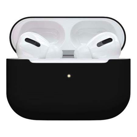Чехол Silicone Case для Apple AirPods Pro Black, черный