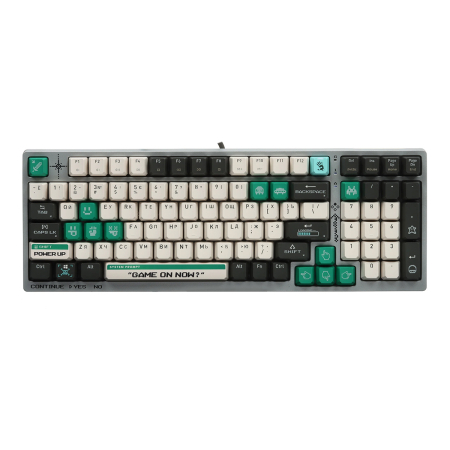 Клавиатура A4Tech Bloody S98 Pixels Green, USB for gamer LED Белый/бежевый