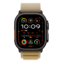 Apple Watch Ultra 2 (2024), 49 мм корпус из титана цвета «Black», ремешок Alpine Loop размера L цвета «Tan» Apple Watch Ultra 2 (2024), 49 мм корпус из титана цвета «Black», ремешок Alpine Loop размера L цвета «Tan»