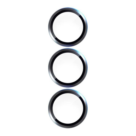 Защитное стекло для Galaxy S25, BlueO Camera lens Armor metal 3 шт. Черное