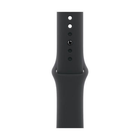 Apple Watch Series 11, 42 мм корпус из алюминия цвета «Jet Black», ремешок Sport Band размера M/L цвета «Black» Apple Watch Series 11, 42 мм корпус из алюминия цвета «Jet Black», ремешок Sport Band размера M/L цвета «Black»