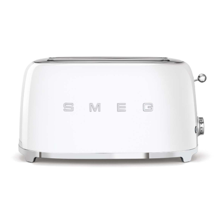 Тостер на 4 ломтика SMEG 50s style (TSF02WHEU) Белый