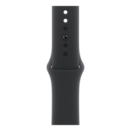 Apple Watch Series 10, 42 мм корпус из алюминия цвета «Jet Black», ремешок Sport Band размера M/L цвета «Black» Apple Watch Series 10, 42 мм корпус из алюминия цвета «Jet Black», ремешок Sport Band размера M/L цвета «Black»