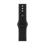 Apple Watch Series 12, 46 мм корпус из алюминия цвета «Black», ремешок Sport Band размера S/M цвета «Black»
