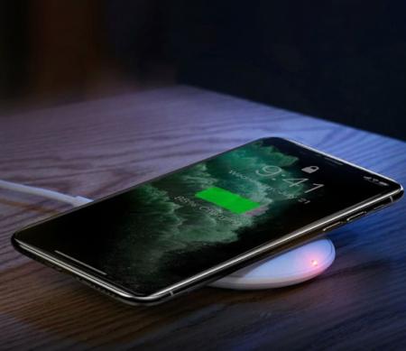 Беспроводное зарядное устройство Baseus Cobble Wireless Quick Charger 15W (WXYS-02) White, белый