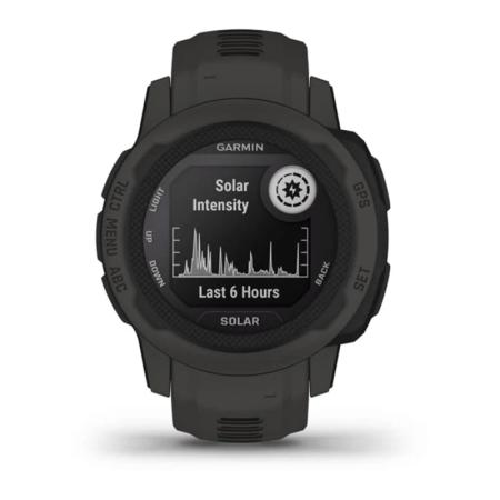 Часы Garmin INSTINCT 2S solar Graphite, черный