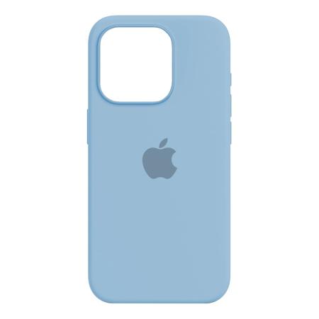Чехол Silicone Case для Apple iPhone 15 Pro Голубой