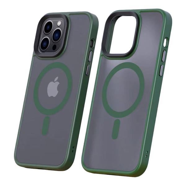 Чехол DFANS Design be different с Magsafe для Apple iPhone 13 Зеленый