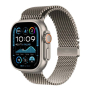 Apple Watch Ultra 2 (2024), 49 мм корпус из титана цвета «Natural», ремешок Titanium Milanese Loop размера L цвета «Natural» Apple Watch Ultra 2 (2024), 49 мм корпус из титана цвета «Natural», ремешок Titanium Milanese Loop размера L цвета «Natural»