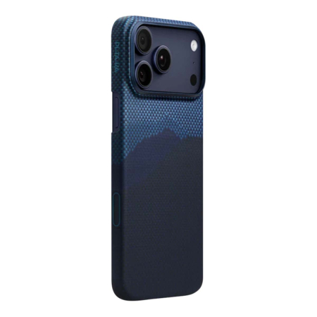 Чехол для iPhone 17 Pro с MagSafe Pitaka Ultra-Slim Case (Over the horizon) Синий