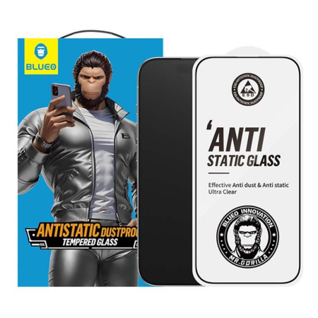 Защитное стекло для iPhone 16 Pro Max BlueO Narrow border Anti-Static Глянцевое