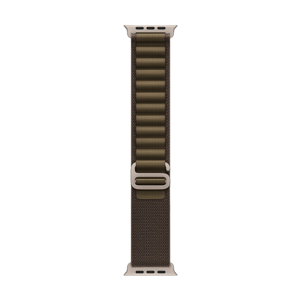 Apple Watch Ultra 4, 49 мм корпус из титана цвета «Natural», ремешок Alpine Loop цвета «Dark Olive» размера S
