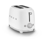 Тостер на 2 ломтика SMEG 50s style (TSF01WHMEU) Белый матовый
