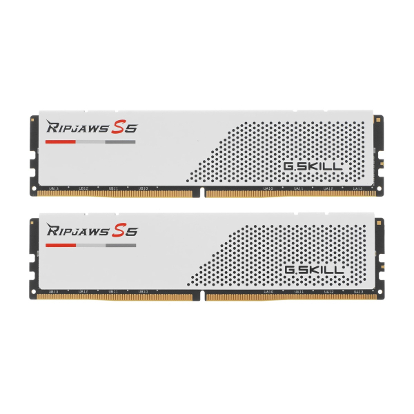 Оперативная память G.SKILL Ripjaws S5 (F5 5600J3636D32GX2 RS5W) DDR5 64GB 5600MHz CL36 UDIMM 2x32GB RGB White