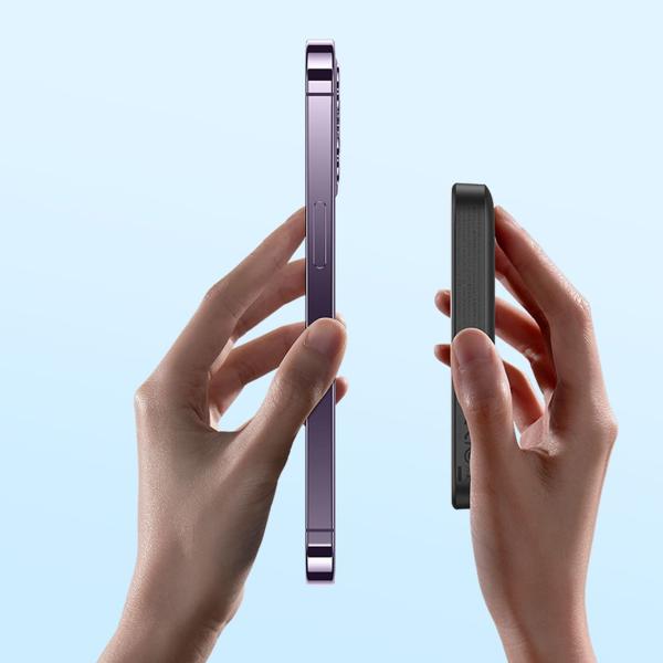 Внешний аккумулятор Baseus 10000mAh Magnetic Mini Wireless Fast Charge Power Bank 20W Чёрный