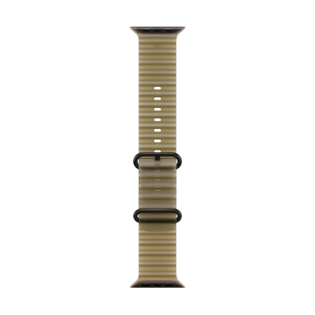 Apple Watch Ultra 4, 49 мм корпус из титана цвета «Black», ремешок Ocean Band цвета «Translucent Kelp»