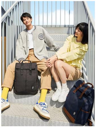 Рюкзак Xiaomi 90 Points Vibrant College NEW (90BBPLF1902U) Черный