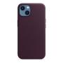 Чехол Leather Case MagSafe для Apple iPhone 13, кожа, «тёмная вишня»
