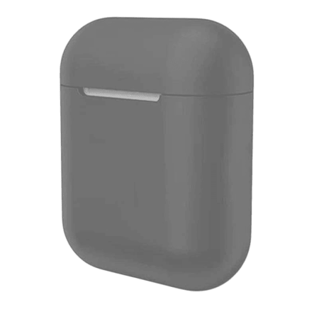 Чехол для Apple AirPods 1/2 Silicone Case Grandma Gray, бледно-серый