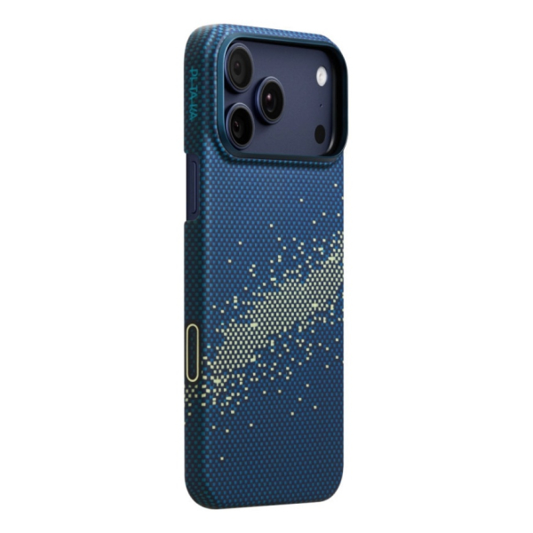 Чехол для iPhone 17 Pro Max Pitaka Starpeak Ultra-Slim Case (Milky way galaxy) (Kl1701MPM) Cиний