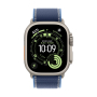 Apple Watch Ultra 3 (2025), 49 мм корпус из титана цвета «Natural», ремешок Trail Loop размера M/L цвета «Blue/Bright Blue» Apple Watch Ultra 3 (2025), 49 мм корпус из титана цвета «Natural», ремешок Trail Loop размера M/L цвета «Blue/Bright Blue»