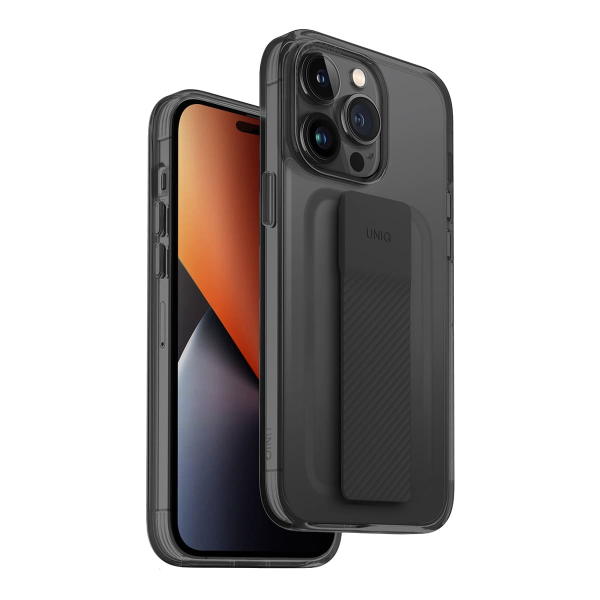 Чехол для iPhone 14 Pro Max UNIQ Heldro Mount +Band Smoke (IP6.7PM(2022)-HELMSMK)
