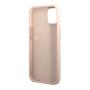 Чехол Guess для iPhone 13 с Magsafe PU 4G Plate metal logo Hard (GUHMP13MU4GPRP) Розовый
