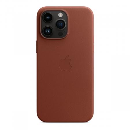 Чехол Leather Case MagSafe для Apple iPhone 14 Pro Max «Umber»