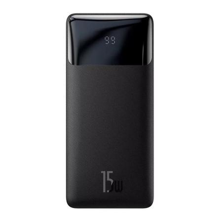 Внешний аккумулятор Baseus 30000mAh Bipow Digital Display Power Bank 15Вт Overseas Edition PPBD30 (PPBD050201) Чёрный