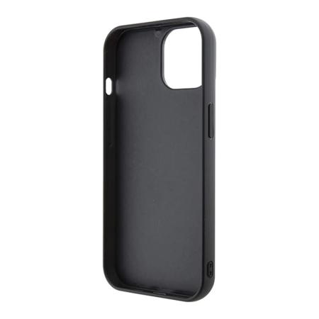 Чехол Karl Lagerfeld для iPhone 15 3D Rubber Multi Logo Hard (KLHCP15S3DMKRLK) Черный