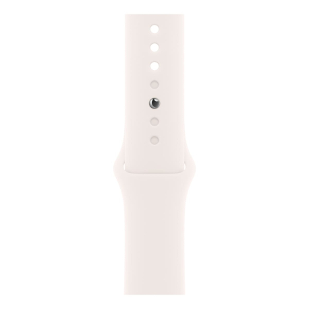Apple Watch Series 10, 46 мм корпус из алюминия цвета «Rose Gold», ремешок Sport Band размера S/M цвета «Light Blush» Apple Watch Series 10, 46 мм корпус из алюминия цвета «Rose Gold», ремешок Sport Band размера S/M цвета «Light Blush»