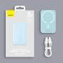Внешний аккумулятор Baseus 6000mAh Magnetic Wireless Charging Power Bank 20W с MagSafe PPCXW06 (PPCX020003) Синий
