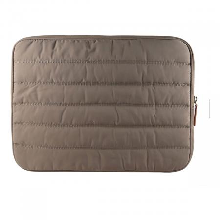 Чехол для Macbook Air/Pro 13 (18/20) Bustha Puffer Sleeve Nylo/Leather (BST755248) Stone