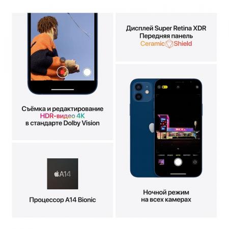 Apple iPhone 12 mini 64Gb Purple, фиолетовый